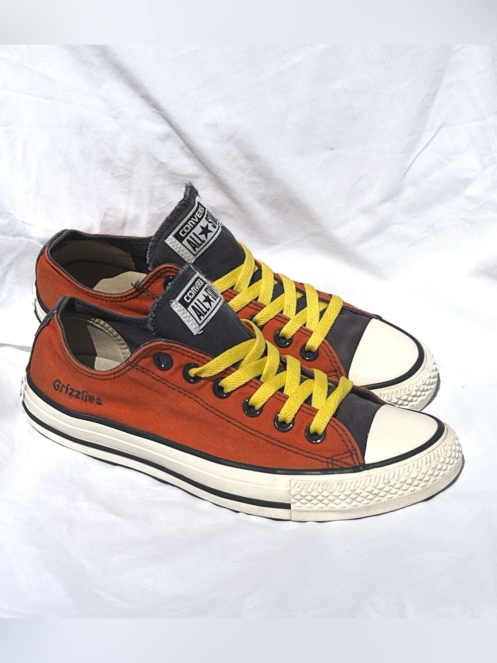 Custom Converse All Star Memphis Grizzlies Low Top Sneakers Rare 6M 8W - Picture 6 of 11